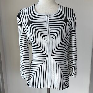 T&W Designs Black and White Women's Top